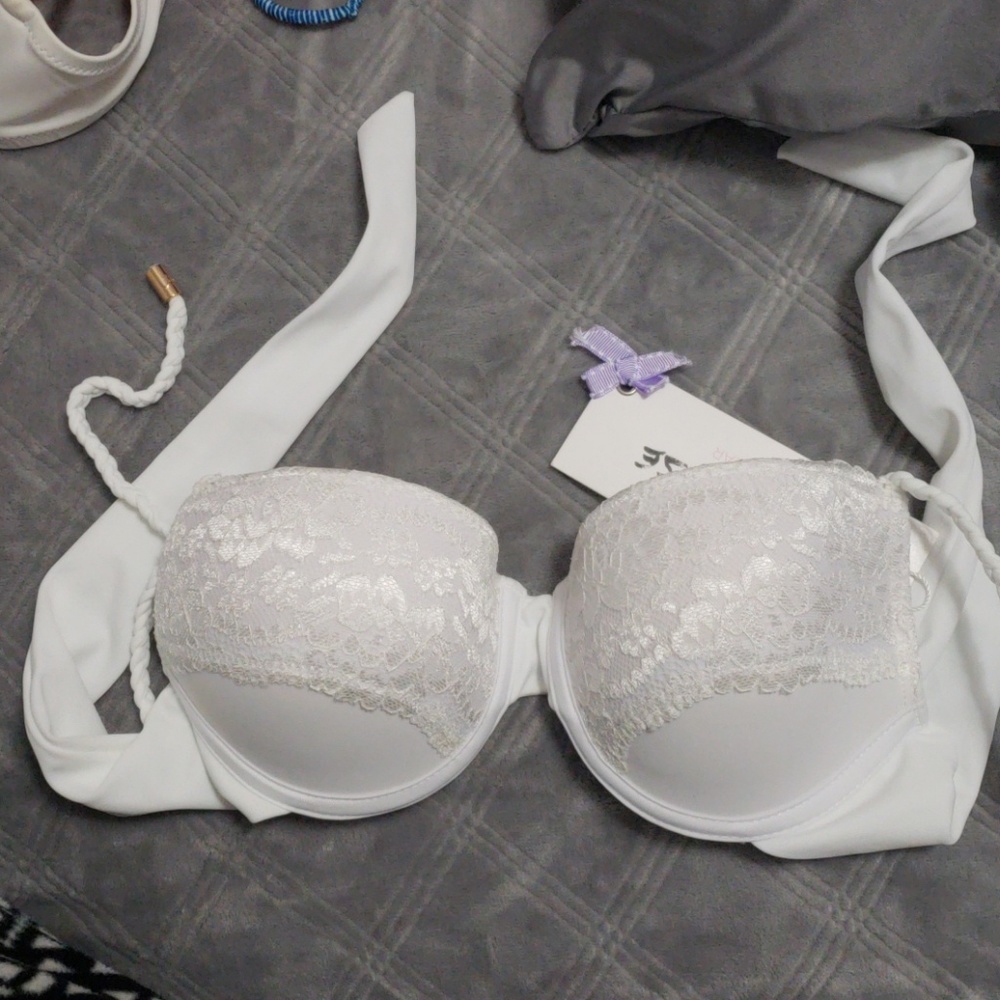 Elsa and rose push up bikini lace s